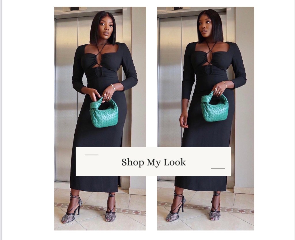 Styling: Black, Green, & A Hint Of Sparkle